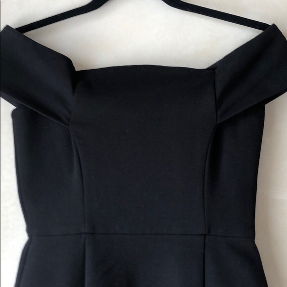 Nicholas black off the shoulder dress - Picture 6 of 16